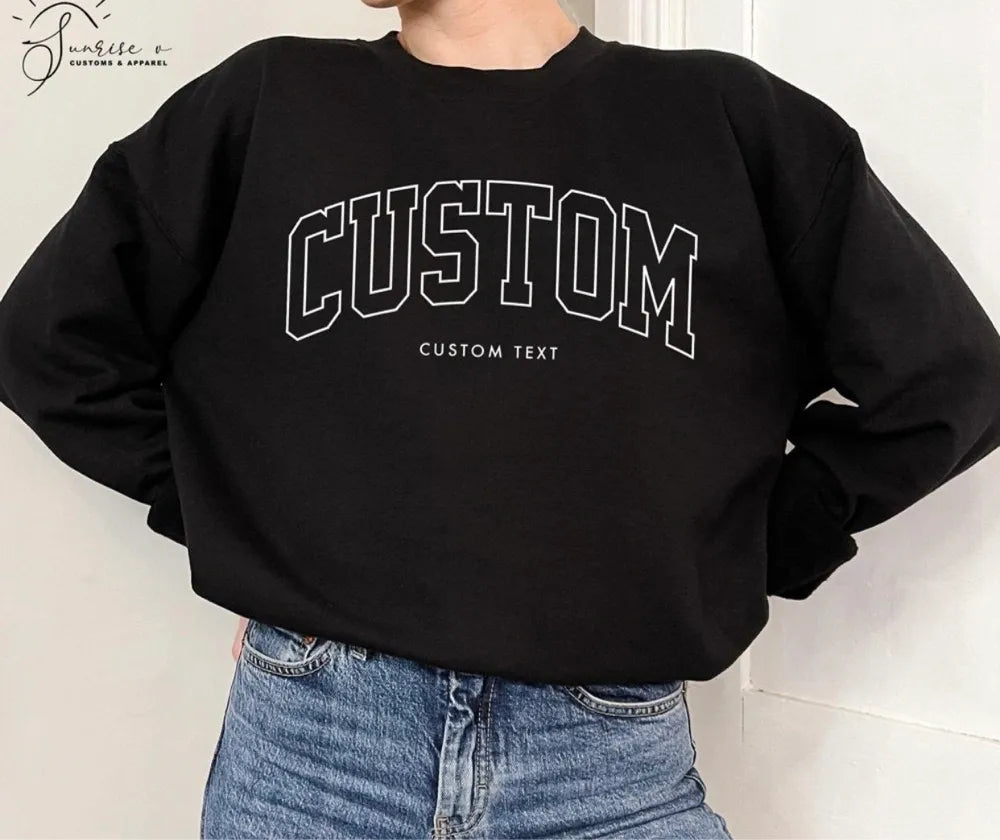 Custom varsity sweater