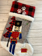 Set of 4 Personalized Christmas Stockings