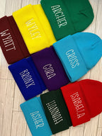 Personalized Team Beanies (set of 8)