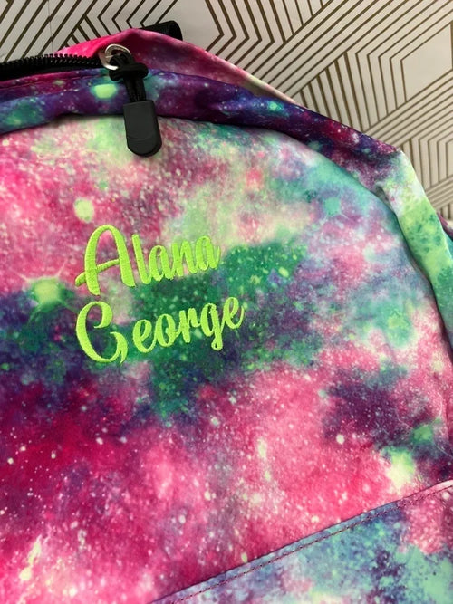 BACKPACK embroidery