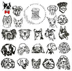 Custom pet sweatshirt with pet name and pawprint