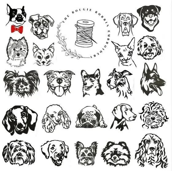 Custom pet sweatshirt with pet name and pawprint